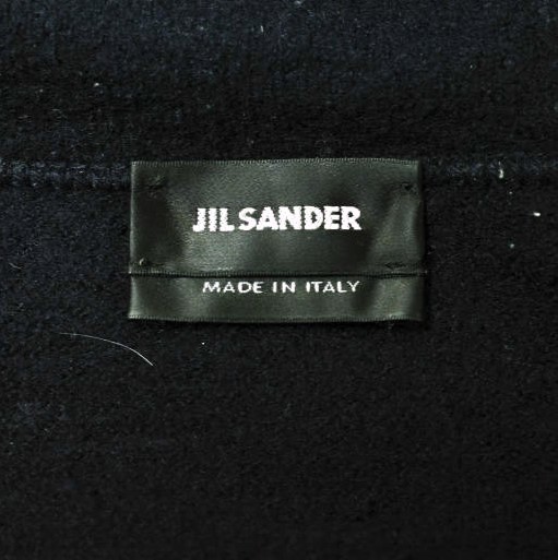 JIL SANDER ジルサンダー イタリア製 13AW メルトンウールジップアップパーカー 751034 MY200478 46 ネイビー トップス g15422_画像6