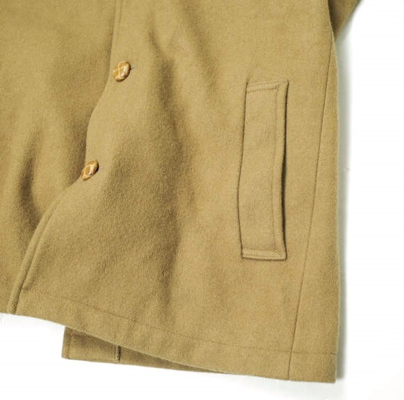 SOPHNET. ソフネット 日本製 WOOL MELTON HOODED SHORT BLOUSON ウールメルトンフーデッドショートブルゾン SOPH-123035 M キャメル g15611_画像5