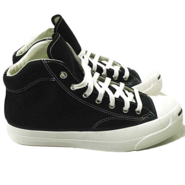 新品 CONVERSE ADDICT コンバースアディクト 23AW JACK PURCELL CANVAS MID ジャックパーセル キャンバス ミッド 1AD673 US10.5/29cm BLACK_画像3