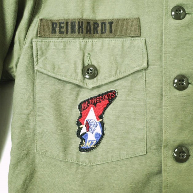 markama-ka сделано в Японии J.L.UTILITY SHIRTS John Lennon служебная программа рубашка MSTD-10SH01C 1 оливковый милитари CPO tops g15608