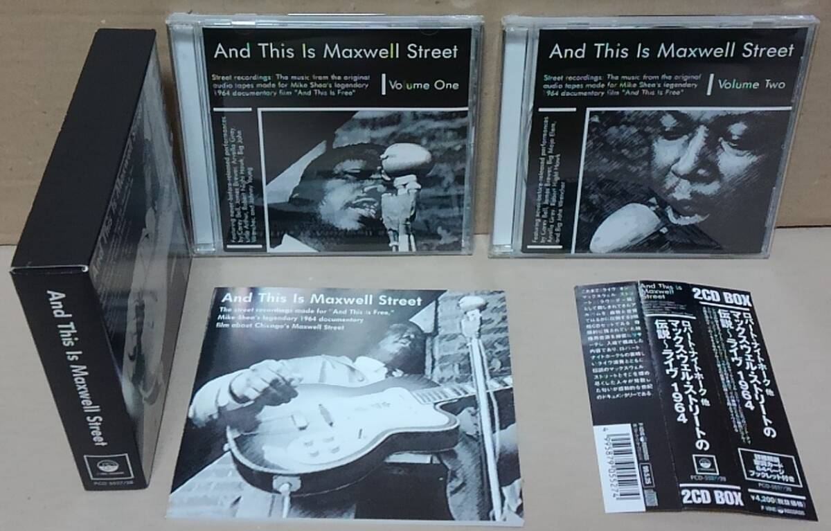 【2CD】ロバート・ナイトホーク他 / マックスウェル・ストリートの伝説～ライヴ1964■PCD-5527/8■AND THIS IS MAXWELL STREET _画像3