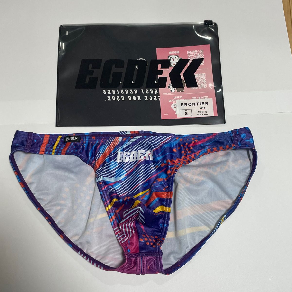 EGDE≪ FRONTIER スーパーローライズビキニ Sサイズ パープル EGDE≪ FRONTIER スーパーローライズビキニ Sサイズ パープル