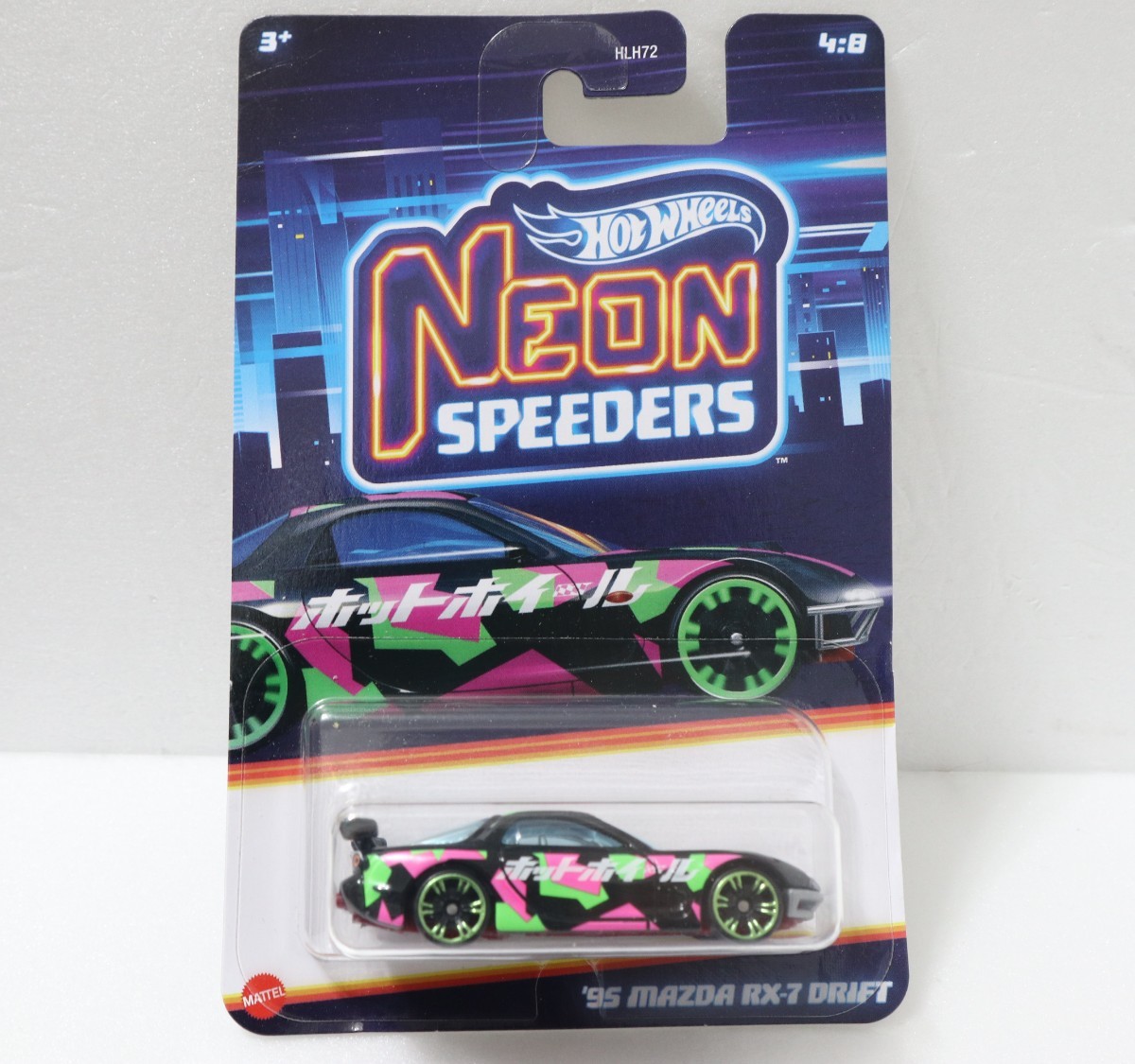 ネオンスピーダーズ/'95 マツダ RX-7 FD3S ドリフト/id金型/ホットウィール/Hotwheels/NEON SPEEDERS/1995 Mazda RX7 Drift/_画像1