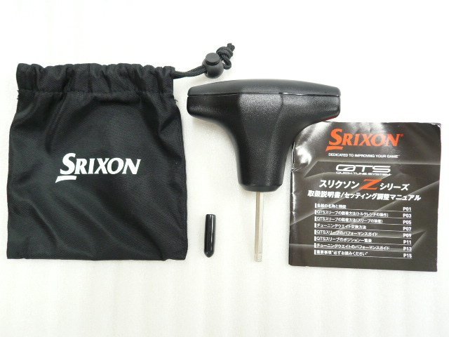 スリクソン SRIXON Zシリーズ ドライバー用 トルクレンチ ポーチ 取説 QTSスリーブ＆ウェイト用(Z525 Z725 Z545 Z745 Z765 Z585 Z785対応)_画像1