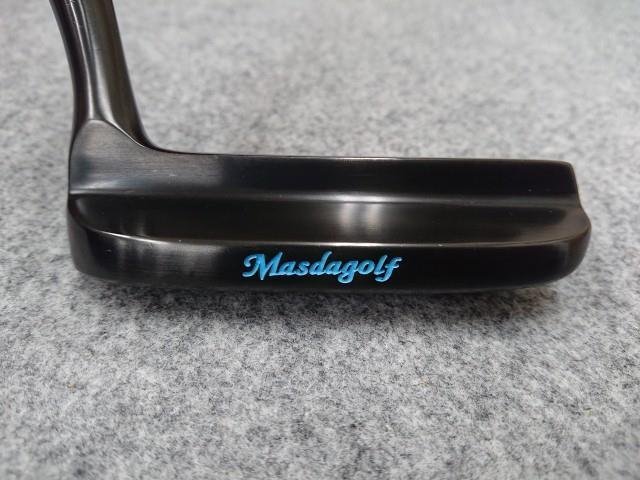 Masda golf マスダゴルフ TYPE-L タイプL ブラック 34インチ L字パター カバー付_画像3