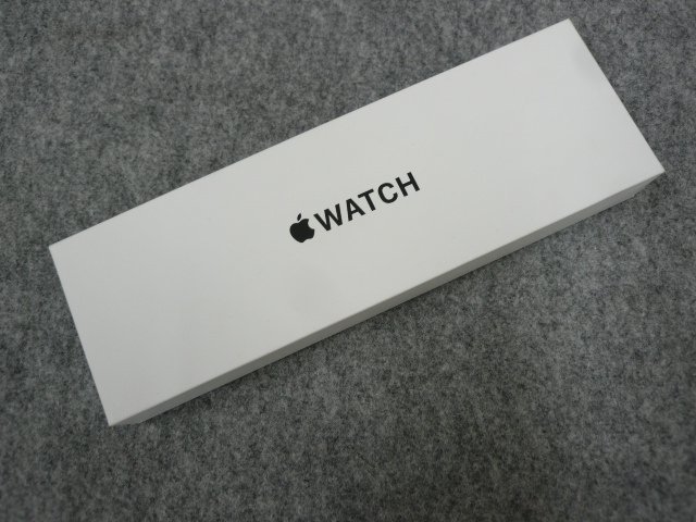 @【未使用品】 Apple Watch SE 第2世代 (GPS) 44mm ミッドナイトアルミニウムケース サイプレススポーツバンド MRTX3J/A アップルウォッチ_画像2