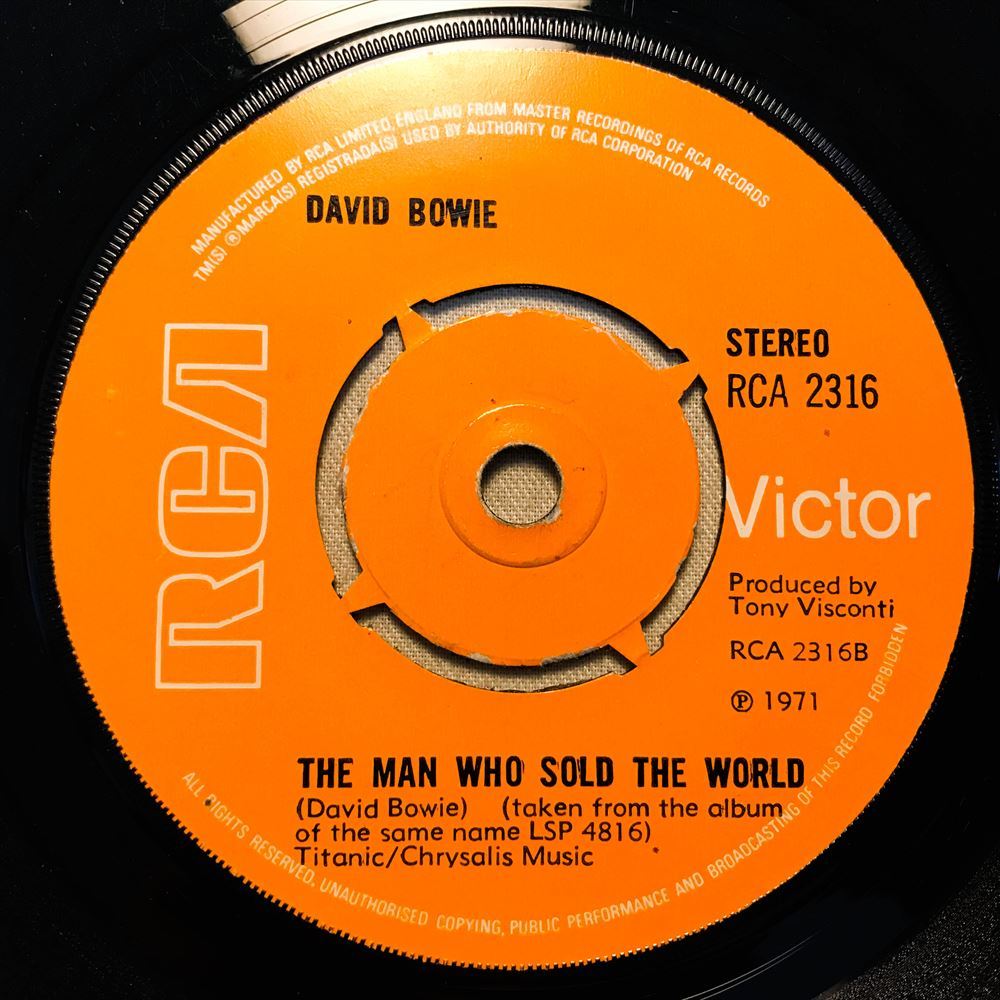◆UK ORG◆ DAVID BOWIE / LIFE ON MARS? / THE MAN WHO SOLD THE WORLD ◆世界を売った男/火星の生活_画像2