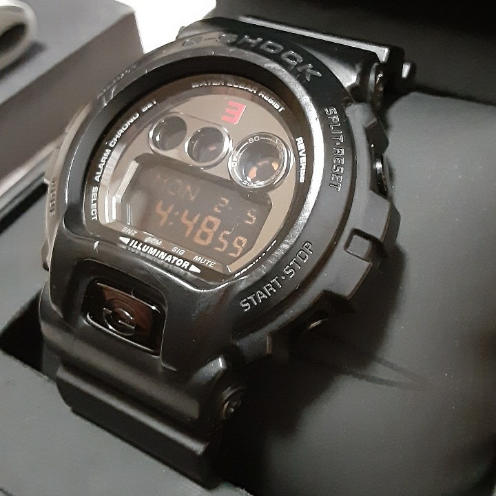 可動品 CASIO G-SHOCK ジーショック エミネムコラボモデル GD-X6900MNM-1JR 箱 説明書付属_画像3