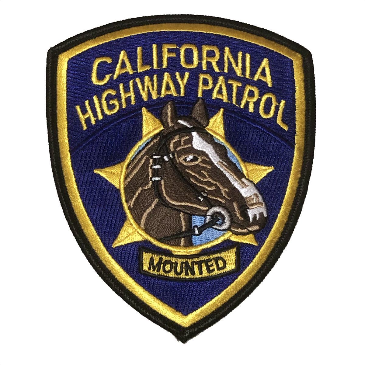 CHP カリフォルニア・ハイウェイ・パトロール マウンティド ワッペンの画像1