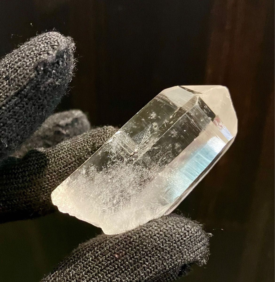 ヒマラヤ水晶　水晶ポイント　天然石　インド　クリアランスセール　①