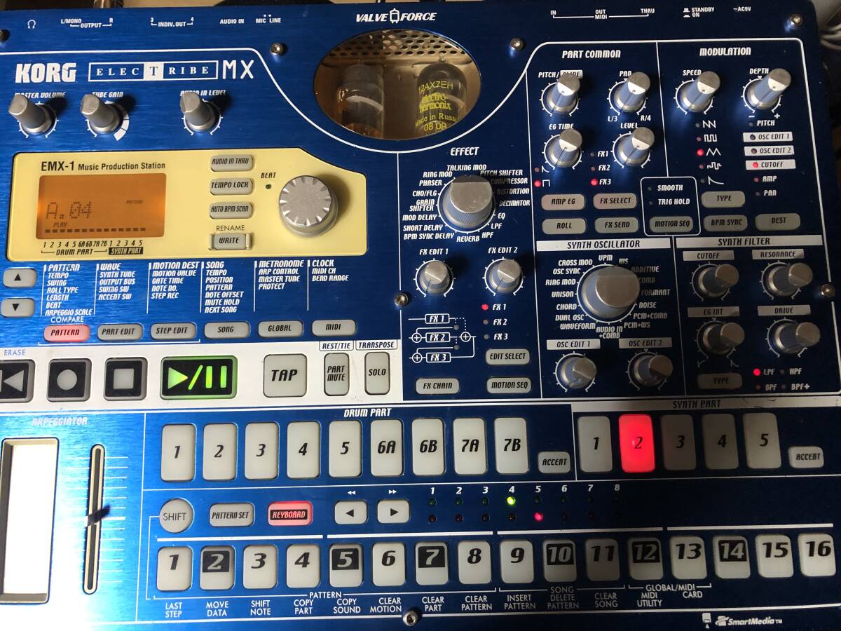 KORG コルグ ELECTRIBE MX エレクトライブ シンセサイザー サンプラー リズムマシン シーケンサー_画像6