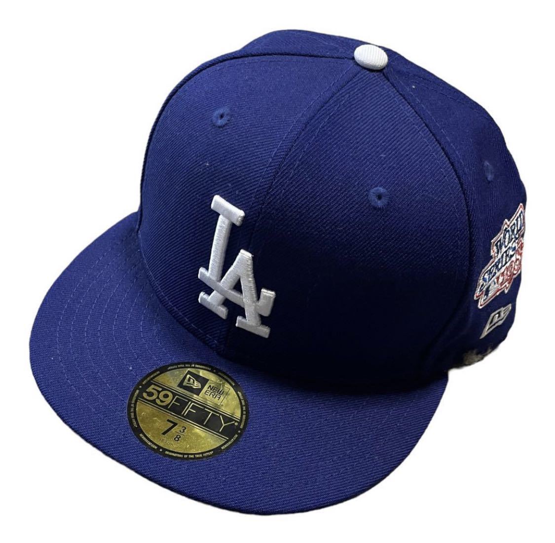 NEW ERA ニューエラ　キャップ/帽子　MLB　ロサンゼルスドジャース　マルチロゴ　青/ロイヤルブルー 58.7cm