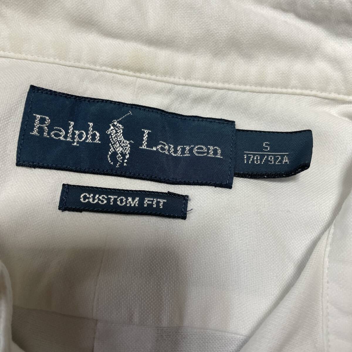 Ralph Laurenラルフローレン　半袖白シャツ　メンズS/170サイズ_画像8