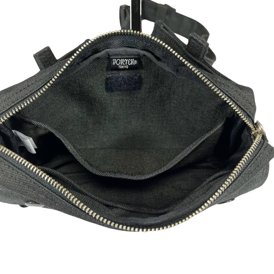 【美品】PORTER SMOKEY WAIST BAG スモーキーウエストバッグ　ポーター_画像10