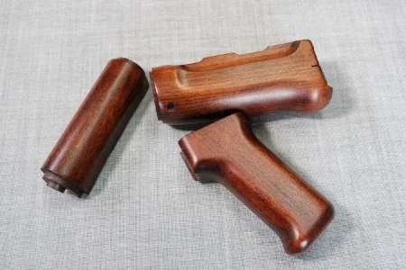 【新品】東京マルイ AK74U用If-Product 木製グリップ＆ハンドガード3点セット ブナ材オイル仕上げ