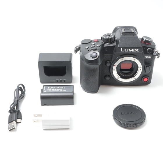 【極上品】Panasonic LUMIX DC-GH6 ボディ ブラック_画像6