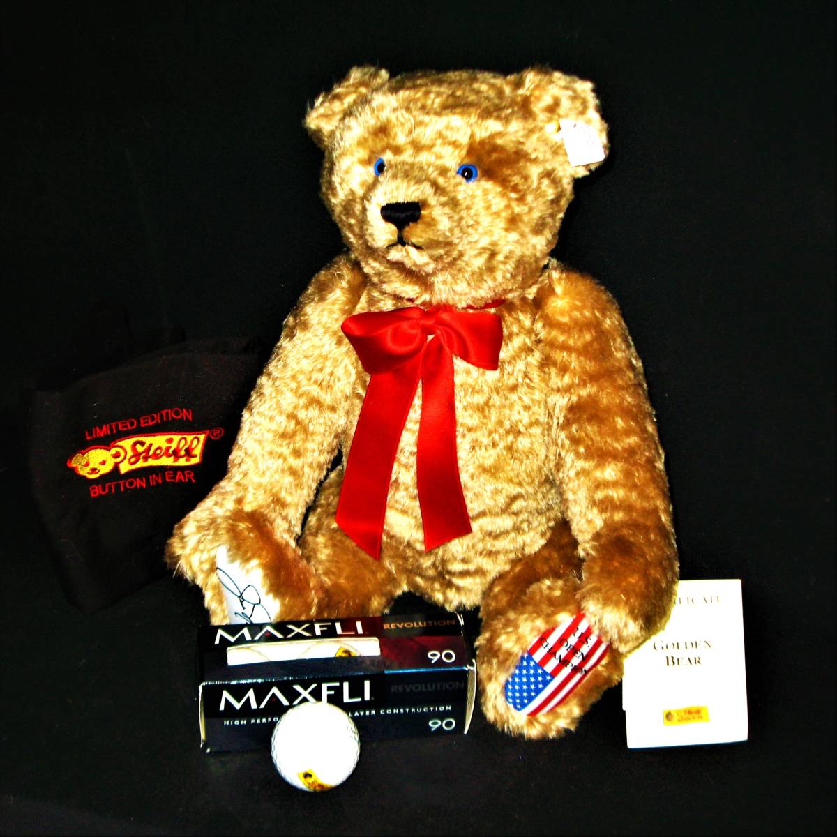 未使用未展示新品シュタイフ ジャック・ニクラス＝ゴールデンベアＪack Nicklaus Golden Bear 2000年アメリカ市場限定品 送料無料
