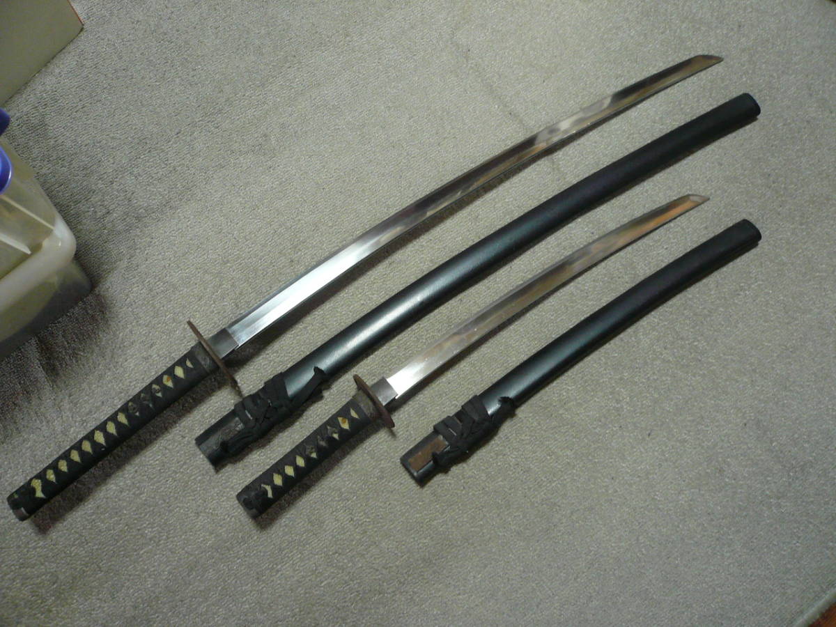 ◆模造刀 日本刀 拵え 居合 大小2本 刀 脇差