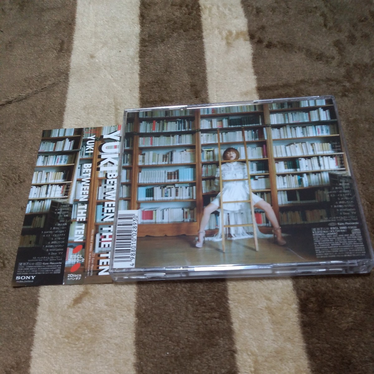 YUKI (JUDY AND MARY) 2CD「BETWEEN THE TEN」　ベストアルバム ジュディマリ_画像2