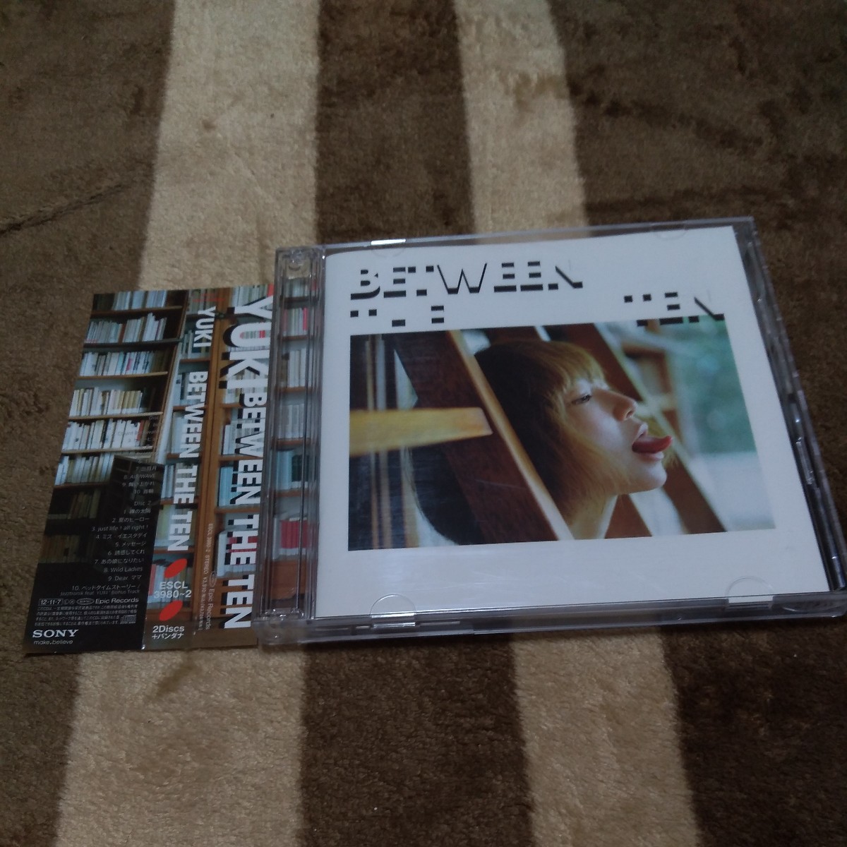 YUKI (JUDY AND MARY) 2CD「BETWEEN THE TEN」　ベストアルバム ジュディマリ_画像1