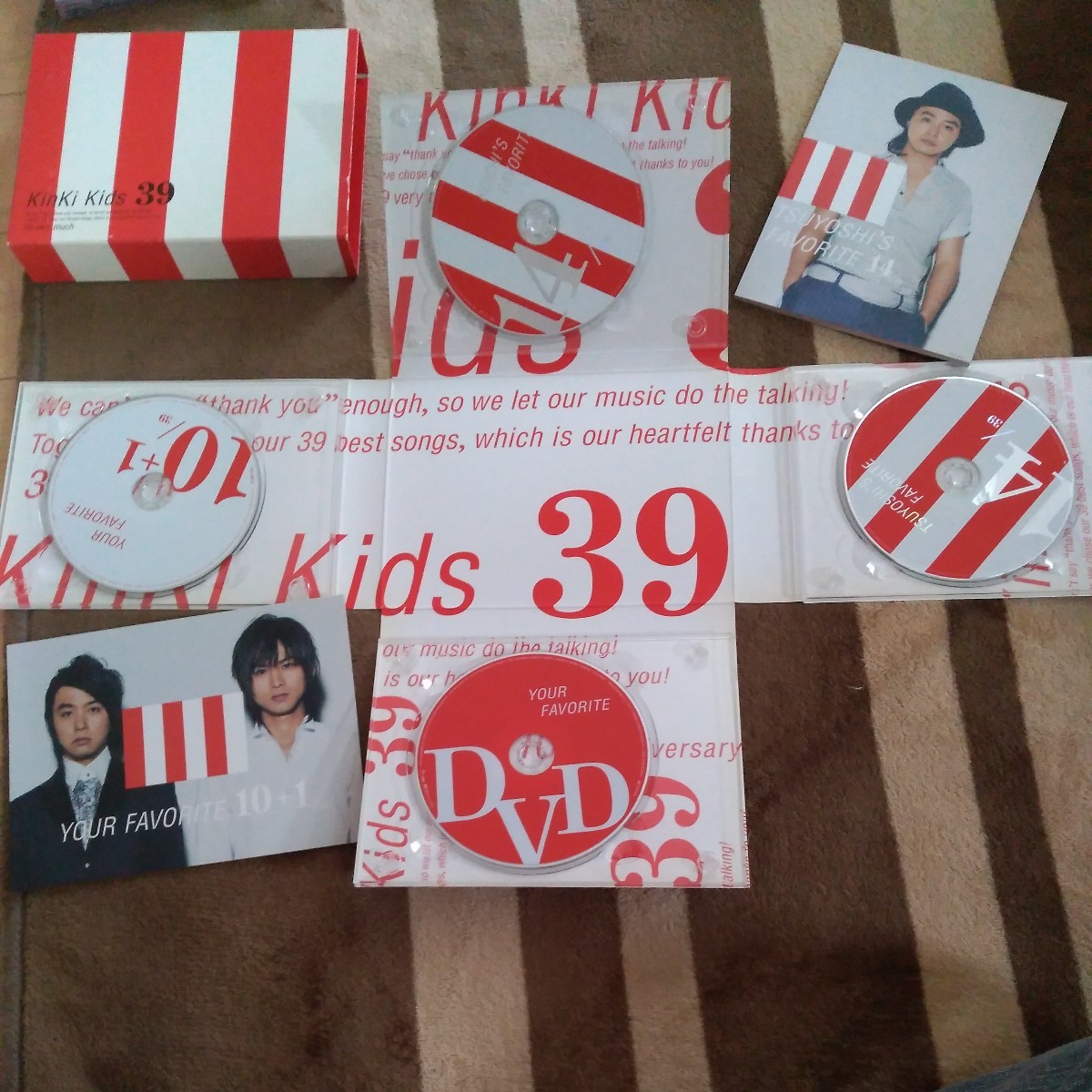 KinKi Kids 10th Anniversary Best 39 very much 初回限定盤 3CD+DVD+スペシャルブックレット 2007年 ベスト アルバム 堂本剛 堂本光一 _画像3