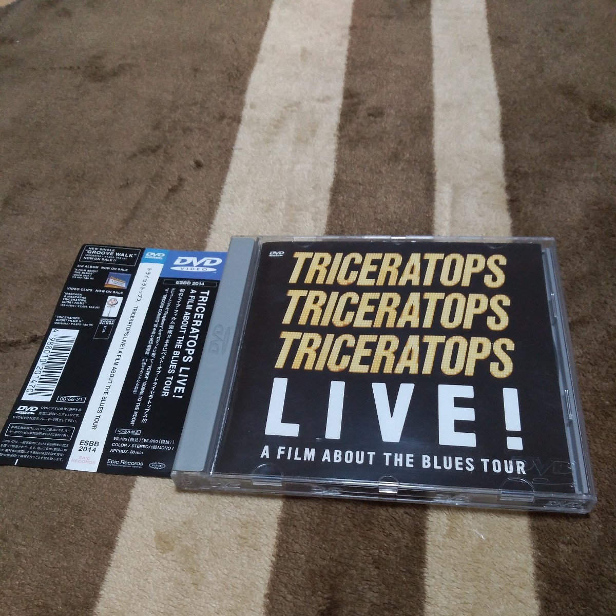 TRICERATOPS LIVE! A FILM ABOUT THE BLUES TOUR [DVD] ライブ トライセラトップス_画像1