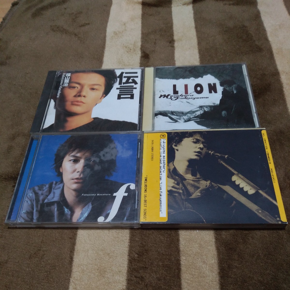 福山雅治 伝言 LION f acoustic llve best selection Live Fukuyamania アルバム CD セット 4枚の画像1