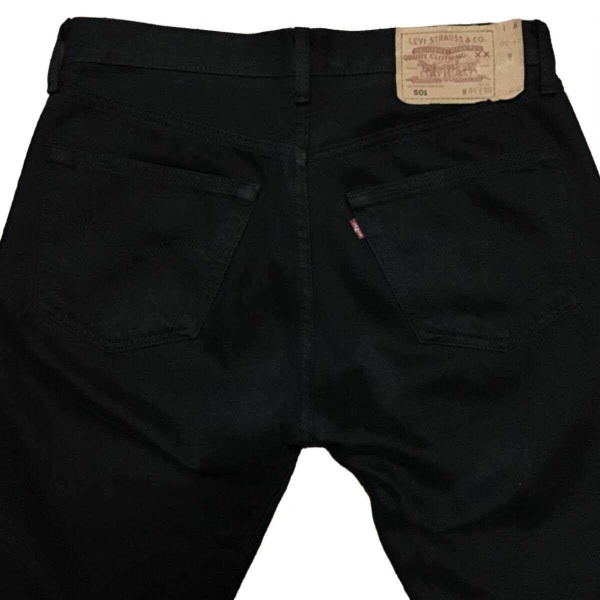 極上 ユーロ Levi's Europe 501 真黒 漆黒 ジェット ブラック 後染め カツラギ 00’s W31 L30 / 506 XX 502 505 516 606 70505 BigE 66前期_画像5