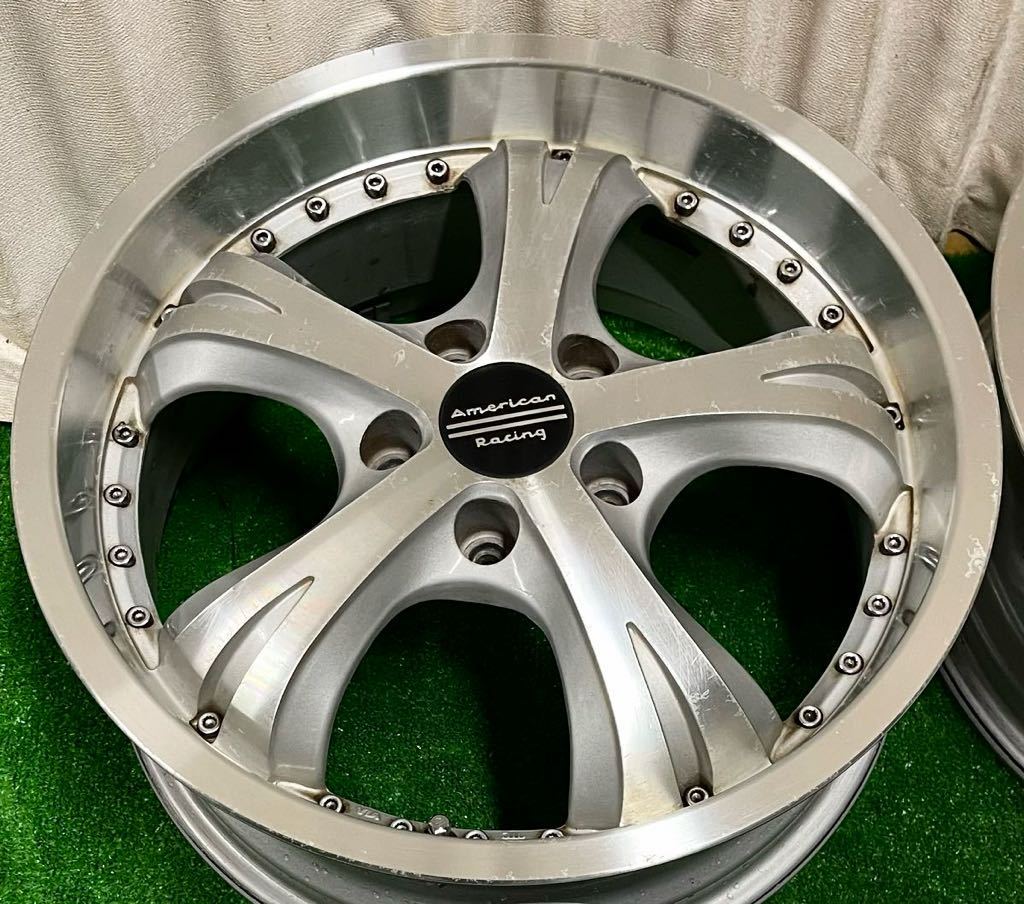 AmericanRacing アメリカンレーシング 17x7JJ+42 ハブ約73mm 5穴　pcd114.3 4本セット ハリアー CX-5 CX-8その他_画像7