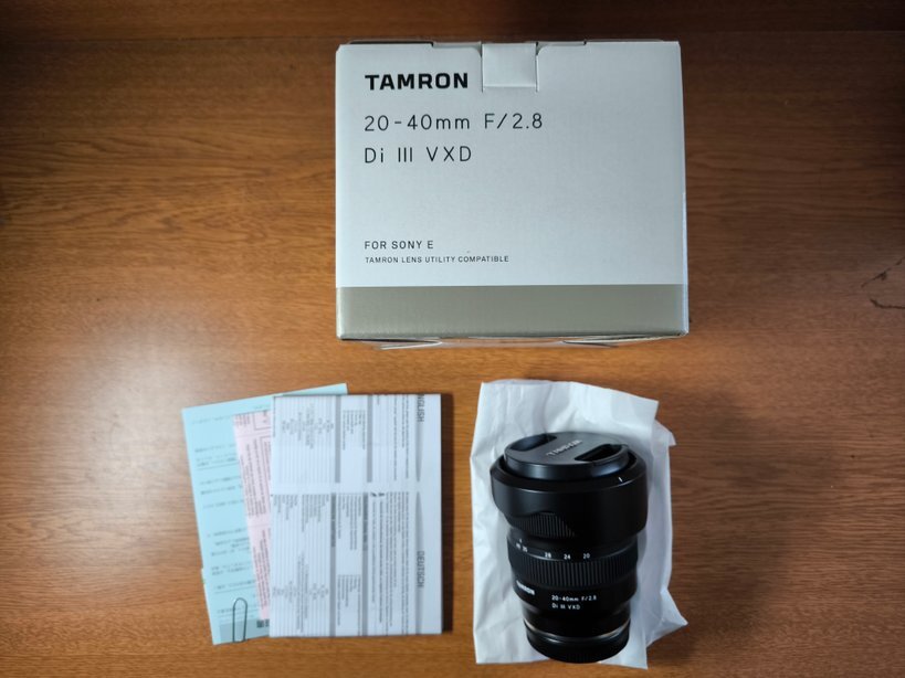2024年2月購入 新品同様 tamron タムロン 20-40mm F/2.8 Di III VXD Model A062S ソニーE_画像2