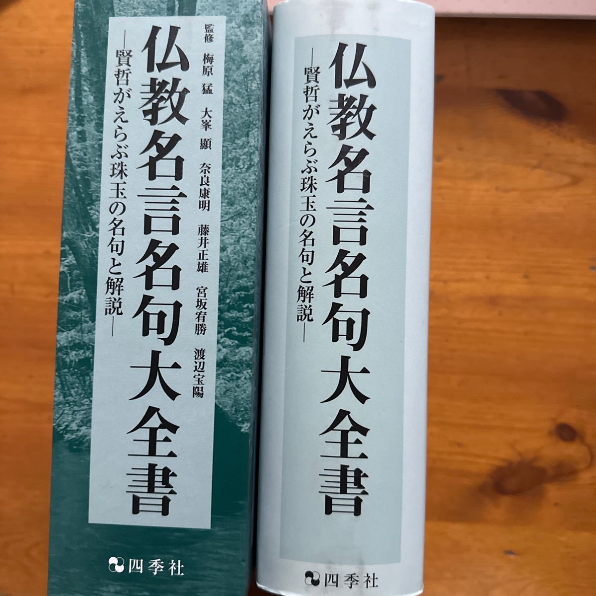 2161 仏教名言名句大全書 賢哲がえらぶ珠玉の名句と解説 四季社　2005年初版　60サイズ着払い_画像5