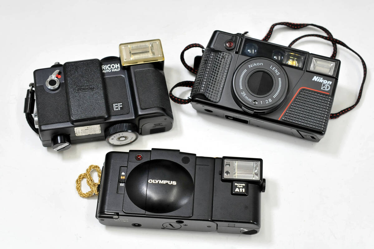 カメラ一式　レンズ等　Minolta　PEN-EE　FUJIFILM　LUMIX　Nikon　OLYMPUS　※作動未確認　0301111-1_画像7