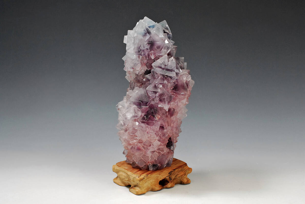 【鉱石】　紫水晶　アメジストクラスター　横幅：11㎝　奥行：16㎝　高さ：27㎝　重量：2.5㎏　●　天然石　2402002-6_画像5