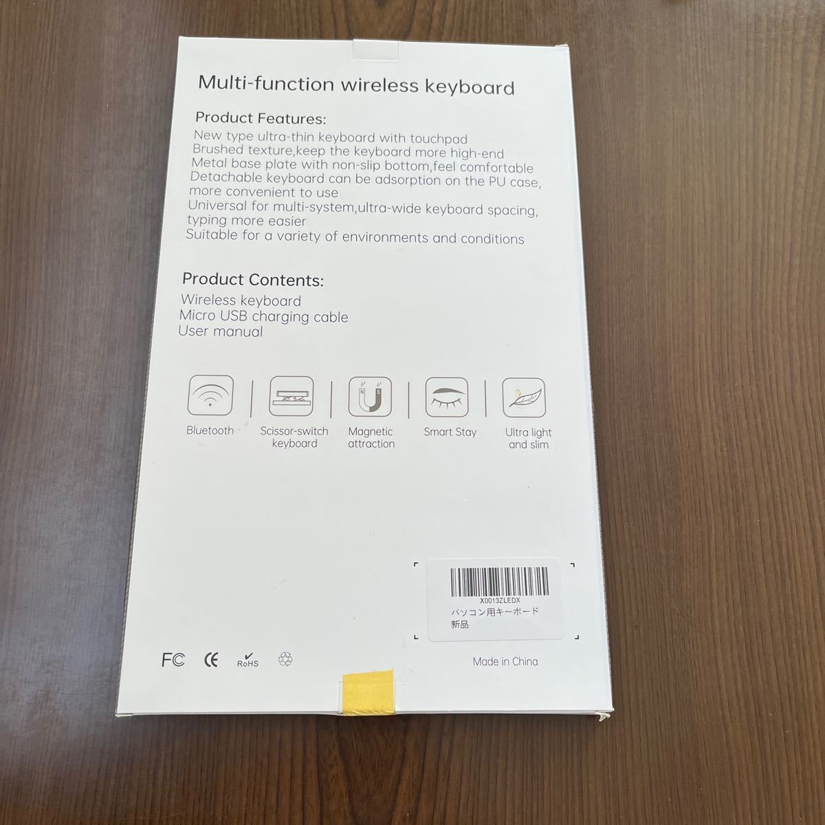 602p2821☆ Saikou キーボード ワイヤレス 日本語配列 ipad キーボード タッチパッド付き キーボード bluetooth 3台 iOSデバイスの画像8
