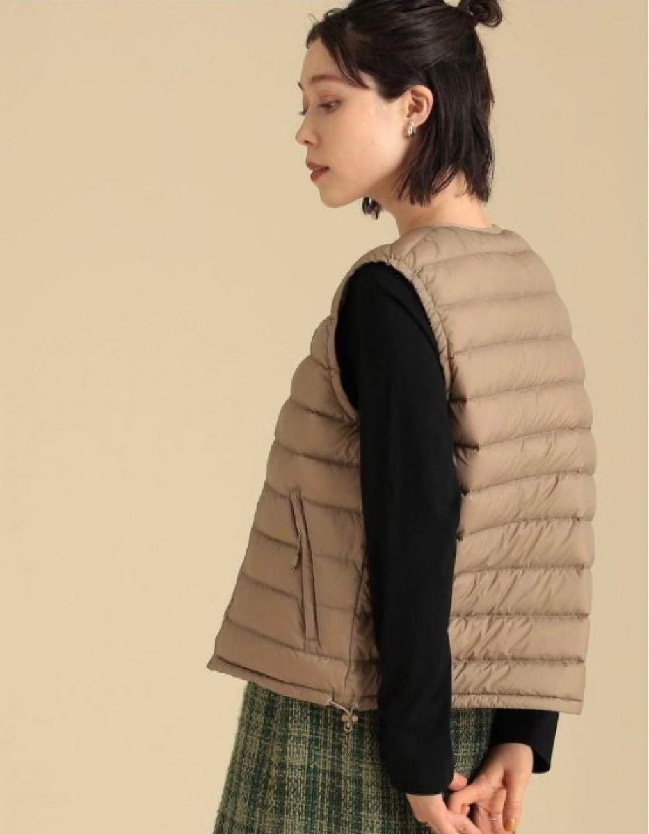 DANTON/ダントン インナーダウンクルーネックベスト サンド DANTON/ダントン インナーダウンクルーネックベスト サンド