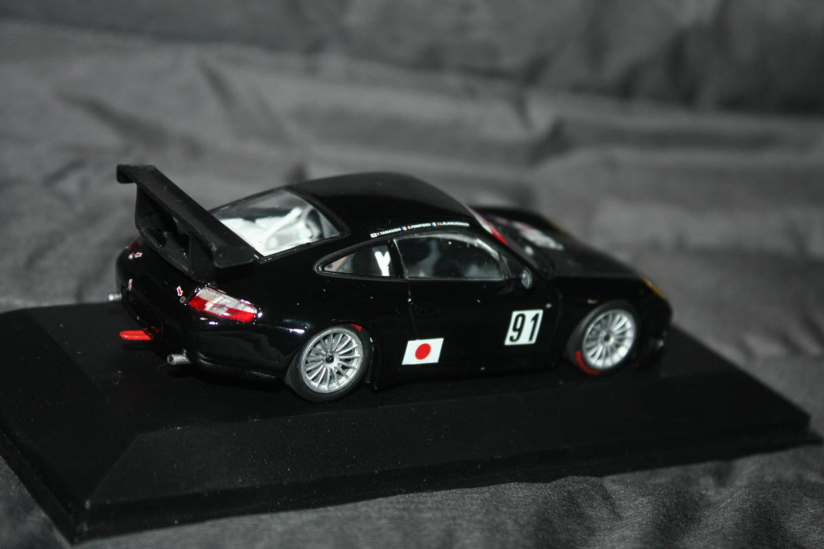 ★PMA 1/43 ポルシェ996GT3RS Essais du Mans 2005年#91 ドライバーYamagishi /Pompidou/Blanchemain(Porsche911GT3RS 2005ルマンT2M)_画像6