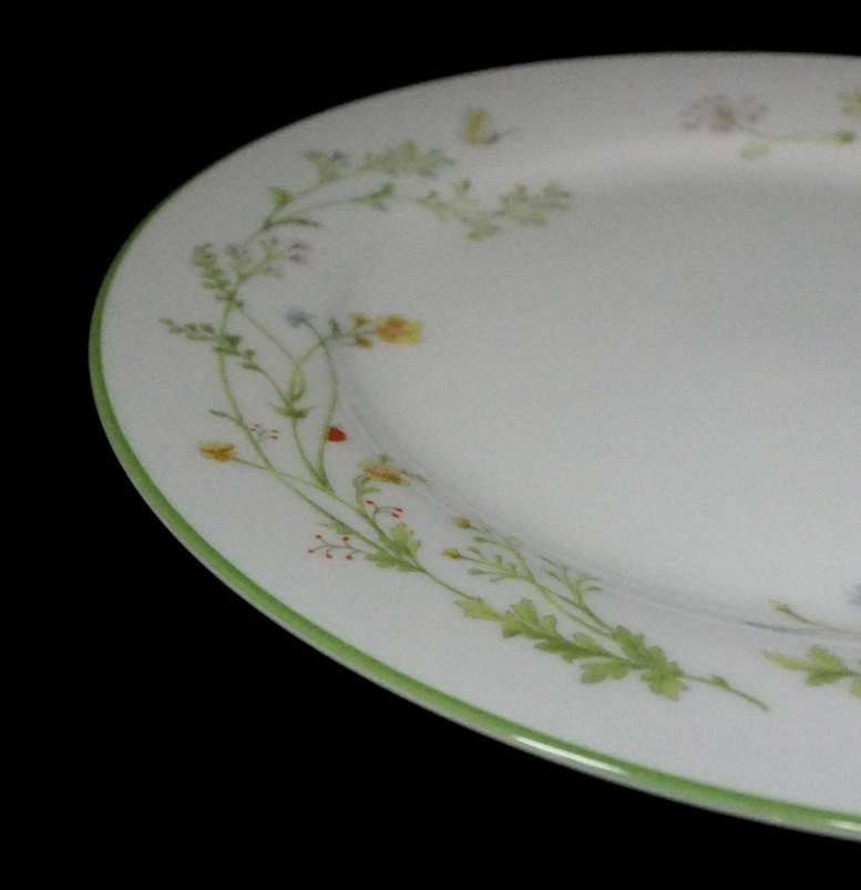 昭和ビンテージ Noritake ノリタケ REVERIE 7191 Ivory China-月桂樹-N印 プレート5枚セット 1970年代 YMH602_画像5