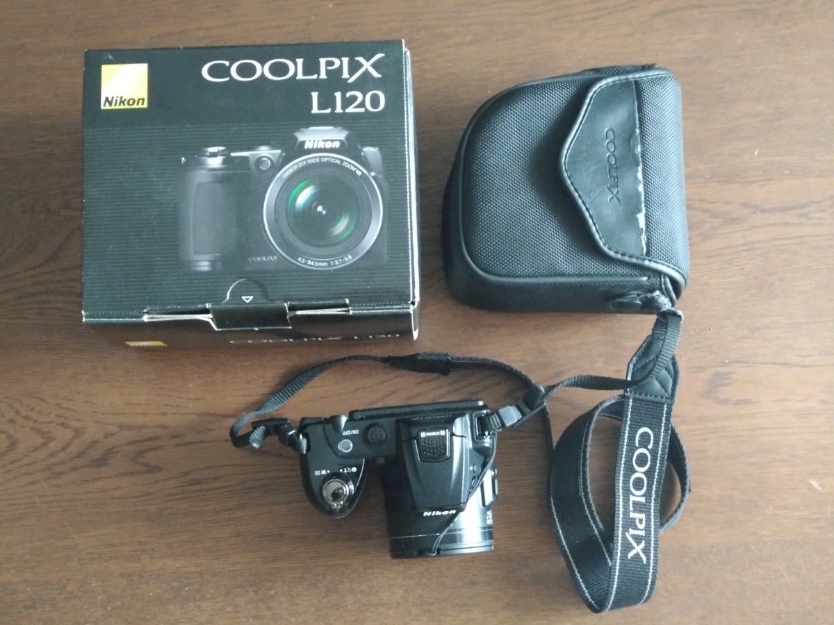 【中古】Nikon ニコン COOLPIX クールピクス L120 デジタルカメラ 高倍率21倍ズーム 単3電池駆動 専用ケース付