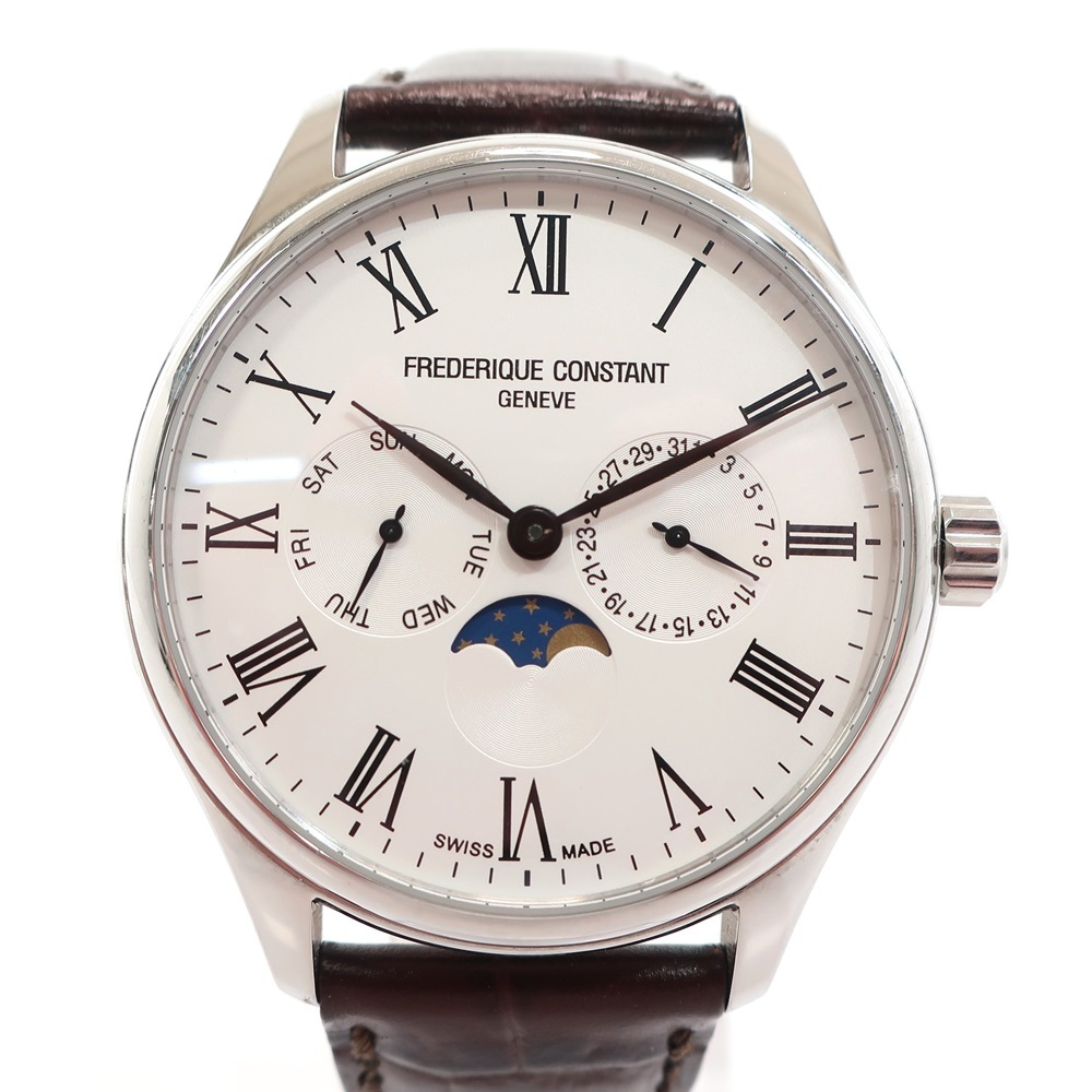 【FREDERIQUE CONSTANT】フレデリックコンスタント FC-259/260X5B4　ムーンフェイズ　QZ時計　動作OK_画像1