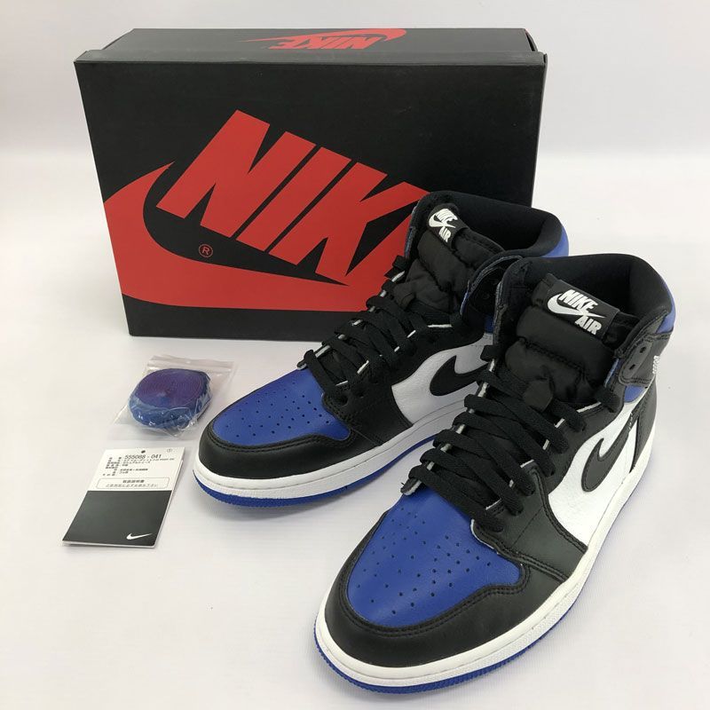 《美品》NIKE ナイキ AIR JORDAN 1 RETRO HIGH OG ROYAL TOE サイズ:27/スニーカー/店頭/他モール併売《メンズ古着・山城店》A2199_画像1