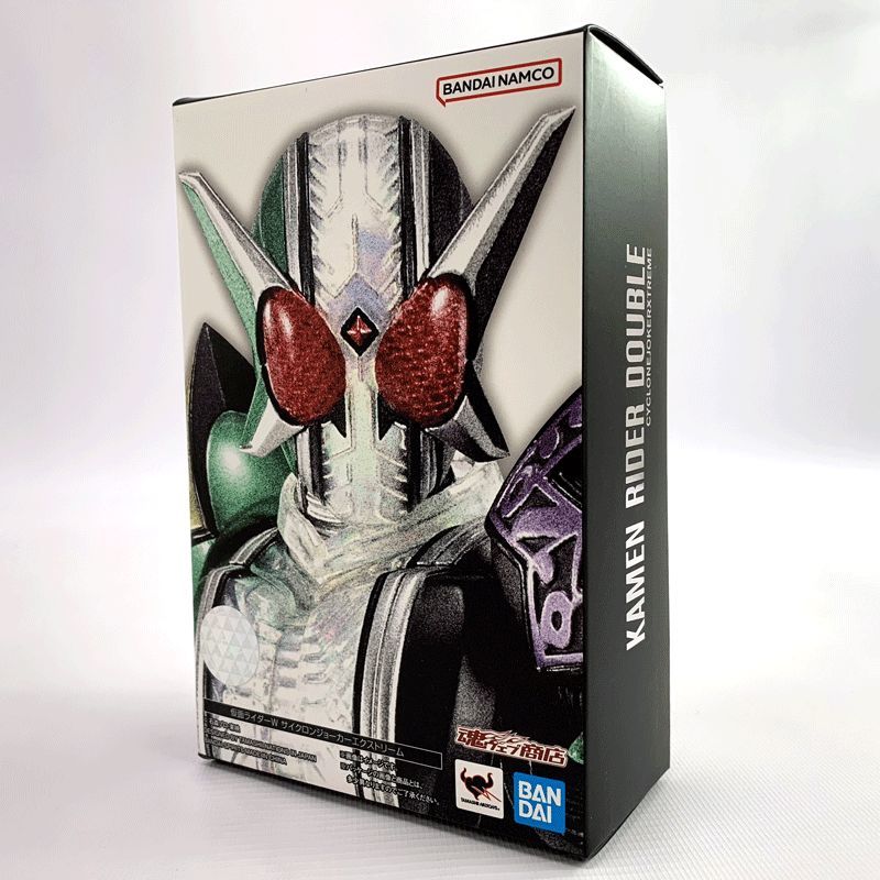 最旬ダウン バンダイ S.H.Figuarts 真骨彫製法 仮面ライダーW サイクロンジョーカーエクストリーム 店頭/他モール併売《フィギュア・山城店》O3650 仮面ライダーW(ダブル)