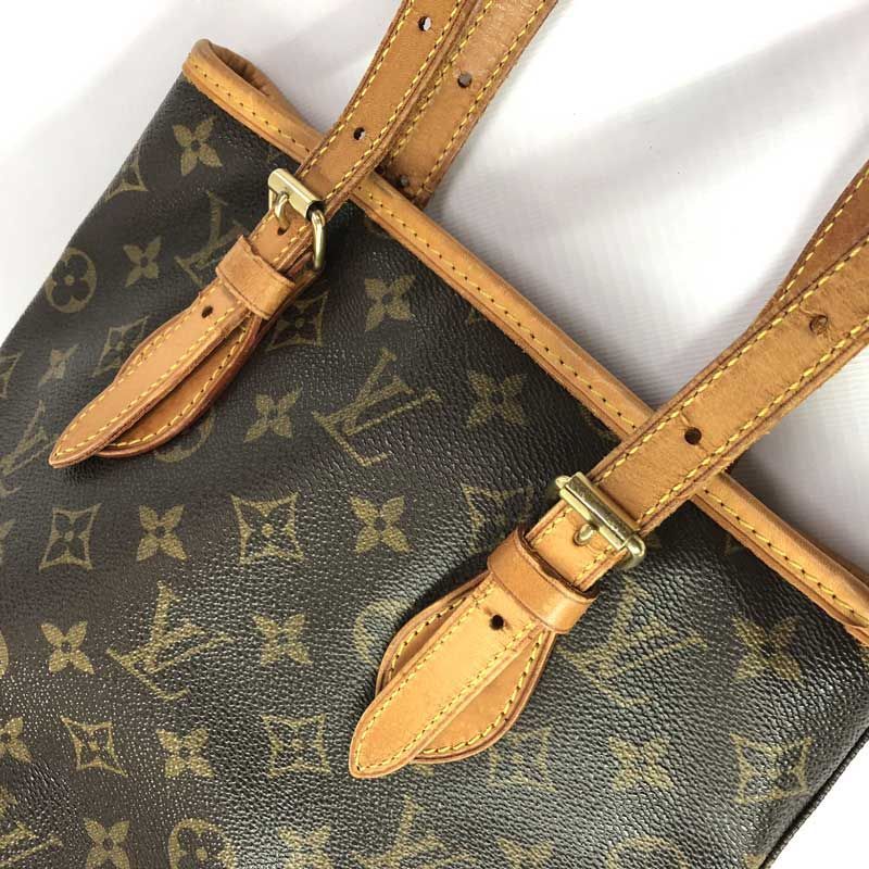 LOUIS VUITTON ルイヴィトン モノグラム バケットPM トートバッグ 店頭/他モール併売《ブランド・山城店》U823_画像5