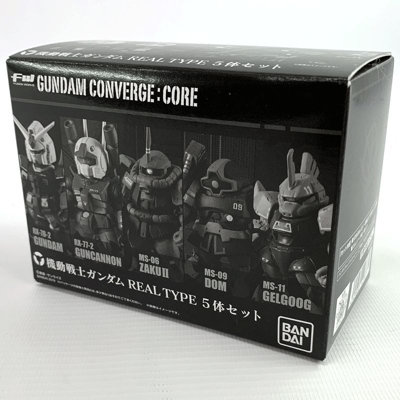 人気を誇る 《未開封》バンダイ FW GUNDAM CONVERGE:CORE 機動戦士ガンダム REAL TYPE 5体セット 店頭/他モール併売《フィギュア・山城店》O3698 機動戦士ガンダム