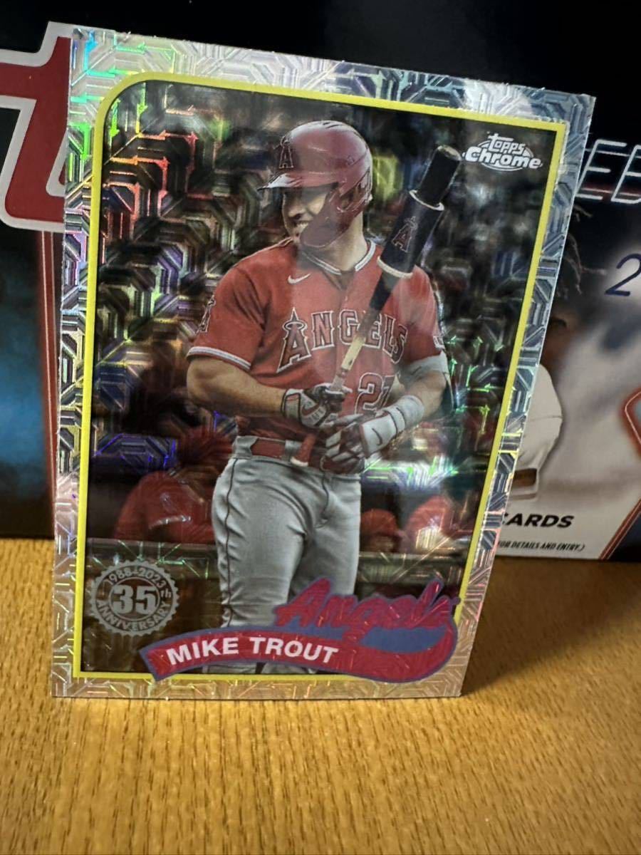 2024 Topps Series 1 Mike Trout マイク　トラウトtopps Chrome シルバーパック _画像1