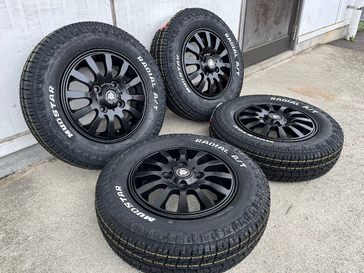 軽自動車 ハイゼット アトレー タイヤホイールセット マッドスター ラヂアル AT 145/80R12 MUD-Xⅱ 12インチ_画像4