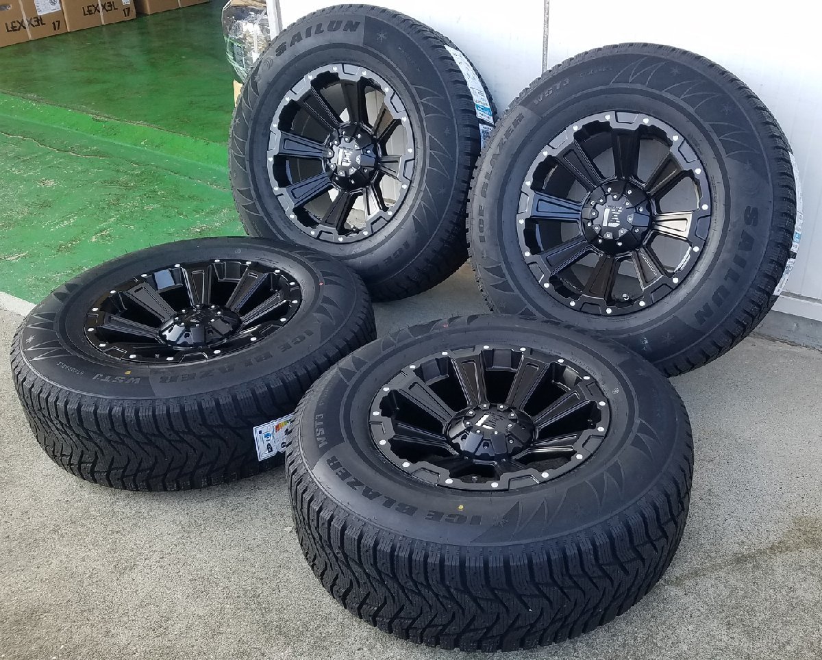 最終価格 2023年 スタッドレス LEXXEL ランクル300 ランドクルーザー 300系 サイレン ICE BLAZER WST3 265/70R17 17インチ_画像3