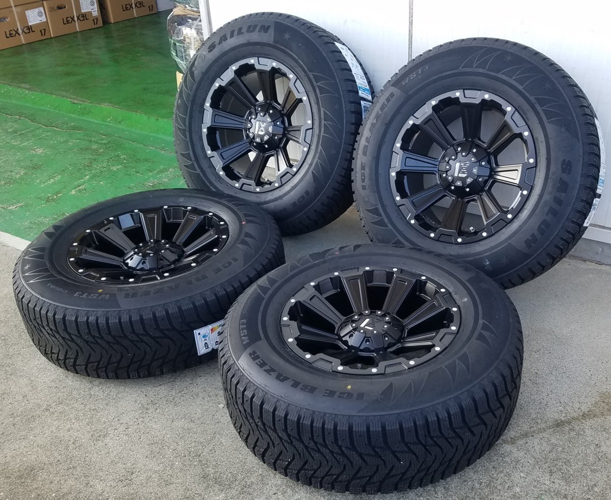 即納 スタッドレス LEXXEL DeathRock プラド ハイラックス サーフ FJ H3 パジェロ サイレン ICE BLAZER WST3 265/70R17 265/65R17_画像5