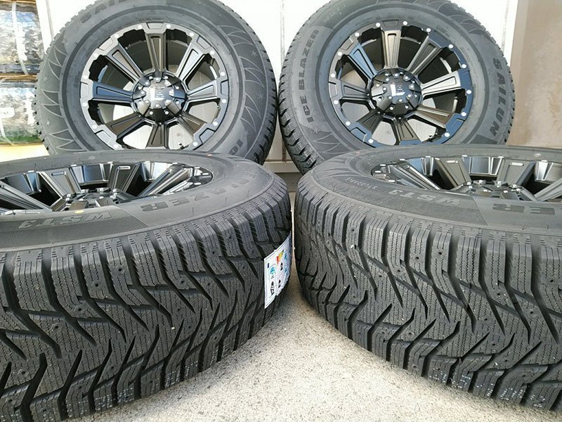 即納 スタッドレス ハイラックス プラド サーフ タイヤホイール 265/70R17 265/65R17 SAILUN WST3 17インチ DeathRock_画像3