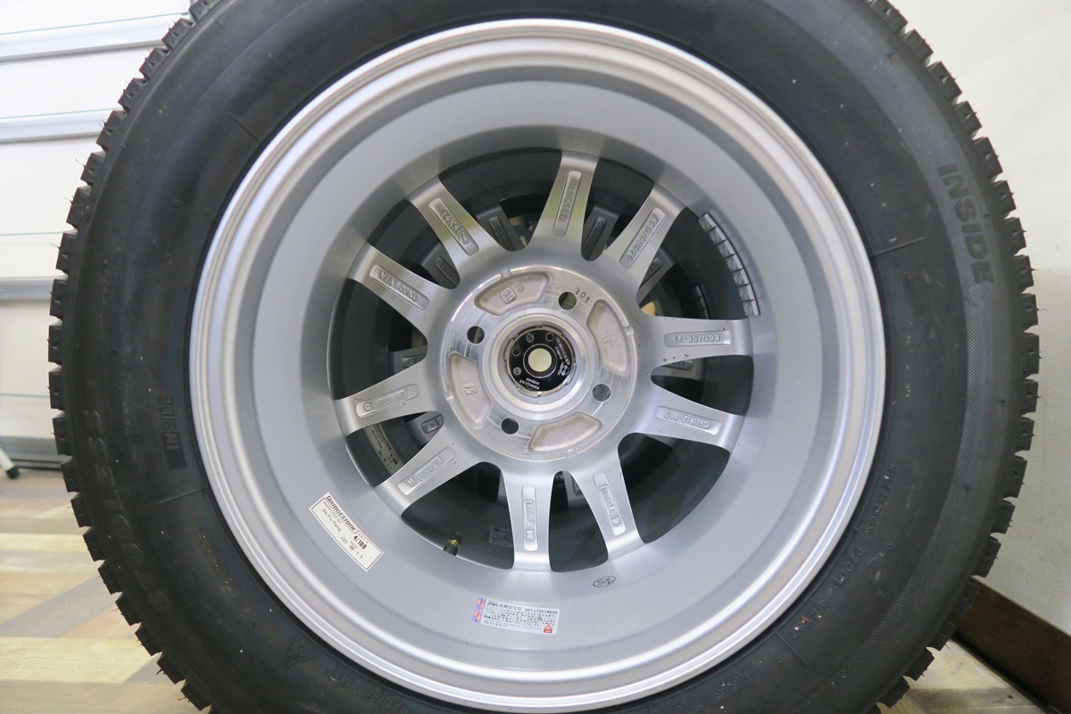 ★送料無料★エコフォルム☆ブリザックVRX3 165/70R14☆5.5J 39 PCD100 4H★管理4094_画像9