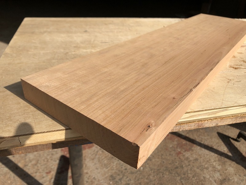 送料無料！！【S136B】チェリー 690×178×29㎜ 板材 乾燥材 木工 DIY 材木 天然木 無垢材《銘木すずめや》_画像5